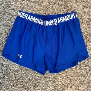 Blue under armour shorts
